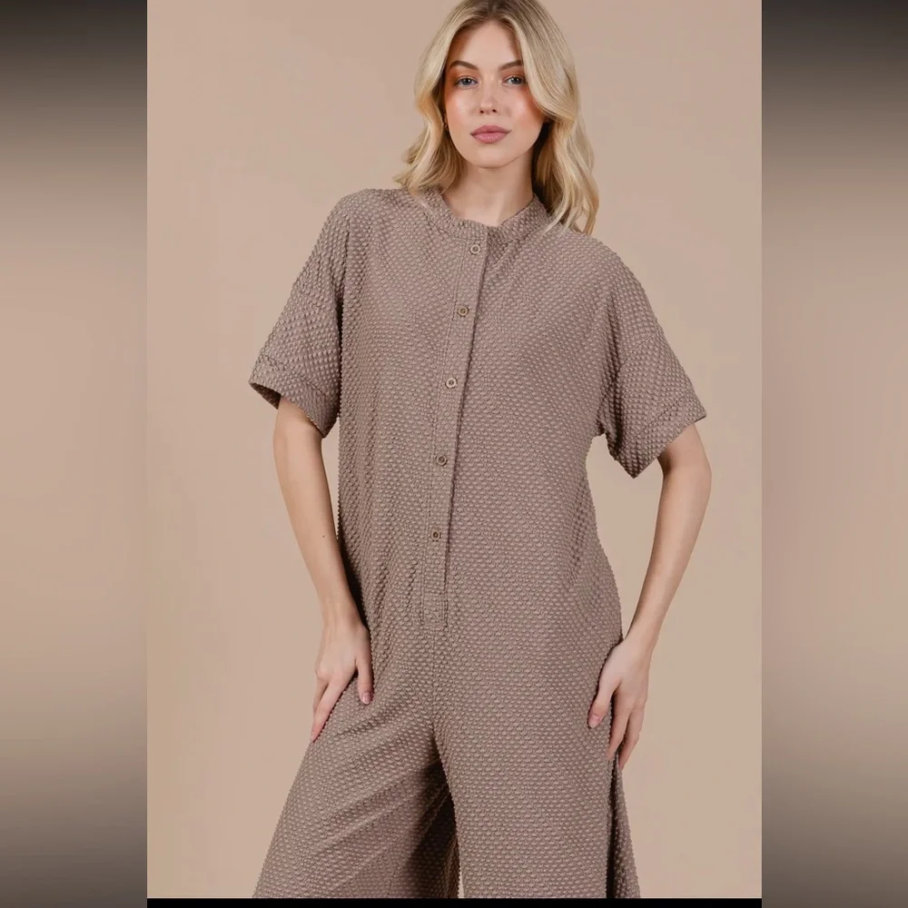 Fabulous Oversize Button Up Jumpsuit - Picture 7 of 7